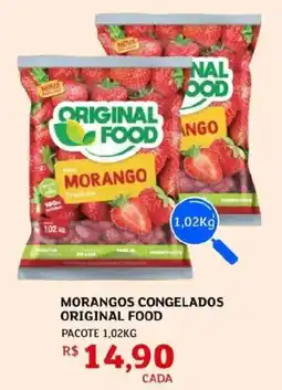 Assaí Atacadista Morangos congelados original food oferta