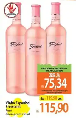 Atacadão Vinho Espanhol Freixenet Rosé oferta