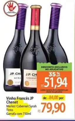 Atacadão Vinho Francês JP Chenet oferta