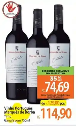 Atacadão Vinho Português Marquês de Borba oferta