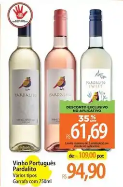 Atacadão Vinho Português Pardalito oferta
