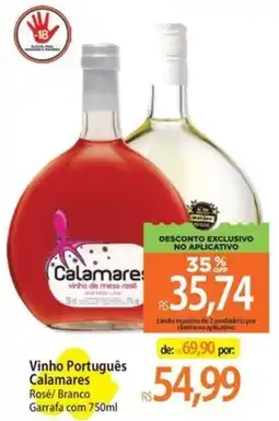 Atacadão Vinho Português Calamares oferta