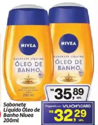 Fort Atacadista Sabonete Líquido Óleo de Banho Nivea oferta