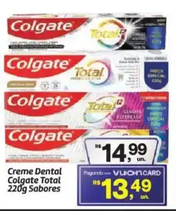 Fort Atacadista Creme Dental Colgate Total Sabores oferta