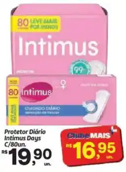 Fort Atacadista Protetor Diário Intimus Days C/80un. oferta