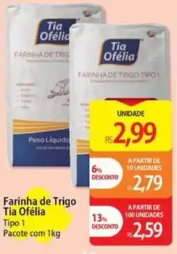 Atacadão Farinha de Trigo Tia Ofélia oferta