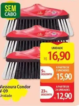 Atacadão Vassoura Condor V-09 oferta