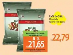 Atacadão Café do Sitio Almofada Pacote oferta
