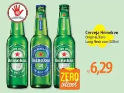 Atacadão Cerveja Heineken Original/Zero Long Neck oferta