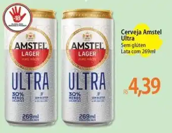 Atacadão Cerveja Amstel Ultra Sem glúten oferta