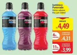 Atacadão Isotônico Powerade Vários sabores Pet oferta