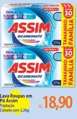 Atacadão Lava Roupas em Pó Assim Triplação oferta