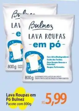 Atacadão Lava Roupas em Pó Bulnez Pacote oferta