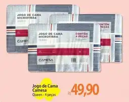 Atacadão Jogo de Cama Camesa Queen - 4 peças oferta