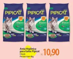 Atacadão Areia Higiênica para Gatos Pipicat oferta