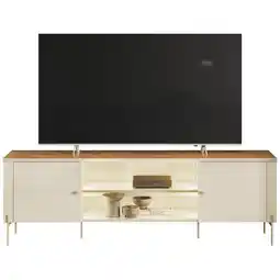 Benoit Rack Mobler Brasília 1.8 Para TV até 75 Com Led 2 Portas 56,5 x 180 x 38cm oferta
