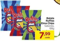 Carrefour Batata Ruffles Elma Chips Sabores, oferta
