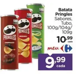 Carrefour Batata Pringles Sabores, Tubo, oferta