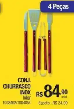 Milium Conj. churrasco inox mor oferta