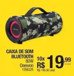 Milium Caixa de som bluetooth 80w oferta