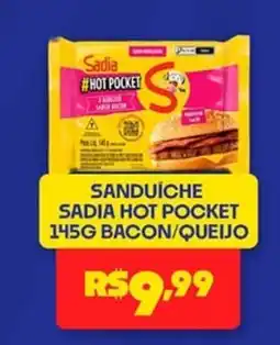 Boa Supermercados Sanduíche sadia hot pocket bacon/queijo oferta