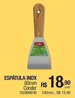 Milium Espátula inox 80mm condor oferta