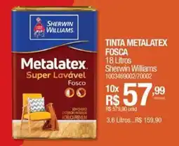 Milium Tinta metalatex fosca Sherwin WIlliams oferta