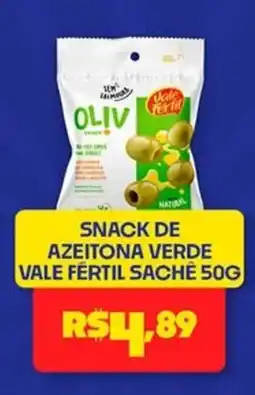 Boa Supermercados Snack de azeitona verde vale fertil sache oferta