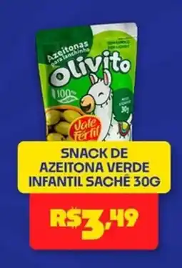 Boa Supermercados Snack de azeitona verde infantil sachê oferta