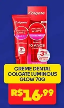 Boa Supermercados Creme dental colgate luminous glow oferta