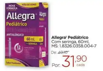 Carrefour Allegra Pediátrico oferta