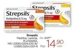 Carrefour Strepsils Pastilha, Laranja, 8 unidades, oferta