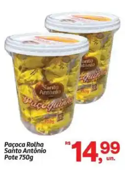 Fort Atacadista Paçoca Rolha Santo Antônio Pote oferta