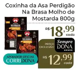 Dona de Casa Coxinha da Asa Perdigão Na Brasa Molho de Mostarda oferta