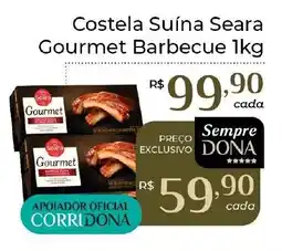 Dona de Casa Costela Suína Seara Gourmet Barbecue oferta