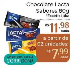 Dona de Casa Chocolate Lacta Sabores oferta
