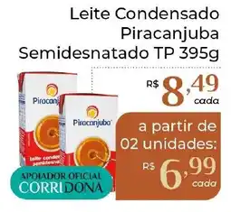 Dona de Casa Leite Condensado Piracanjuba Semidesnatado TP oferta