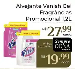 Dona de Casa Alvejante Vanish Gel Fragrâncias Promocional oferta