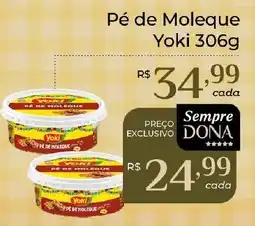 Dona de Casa Pé de Moleque Yoki oferta