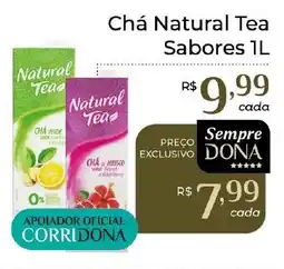 Dona de Casa Chá Natural Tea Sabores oferta
