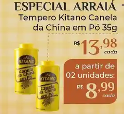 Dona de Casa Tempero Kitano Canela da China em Pó oferta