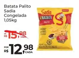 Super Luna Batata Palito Sadia Congelada oferta