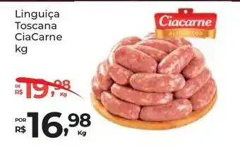Super Luna Linguiça Toscana CiaCarne oferta