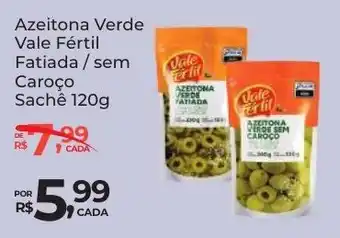 Super Luna Azeitona Verde Vale Fértil Fatiada / sem Caroço oferta