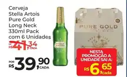 Super Luna Cerveja Stella Artois Pure Gold Long Neck oferta