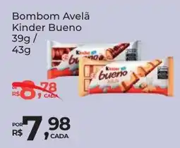 Super Luna Bombom Avelã Kinder Bueno oferta