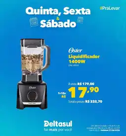 Deltasul Oster Liquidificador 1400W oferta