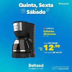 Deltasul cadence Cafeteira 30 Xícaras oferta
