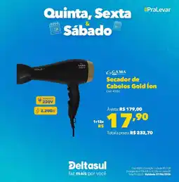 Deltasul GA.MA Secador de Cabelos Gold Íon oferta