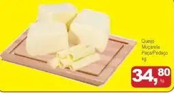 Mineirão Atacarejo Queijo Muçarela Peça/Pedaço oferta
